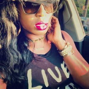 Personalized choker necklaces made at home!!